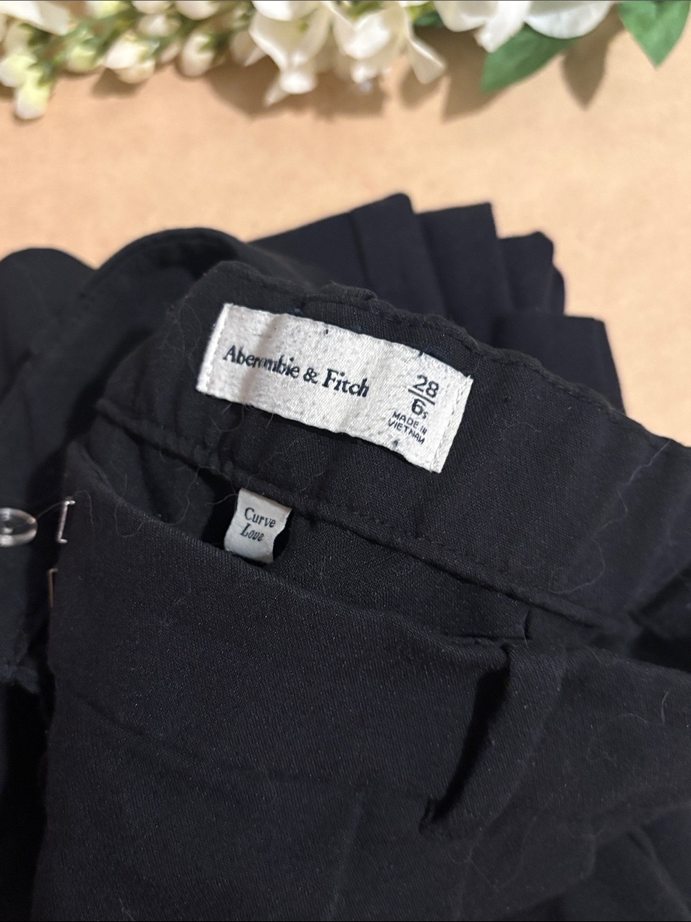 Abercrombie & Fitch Sloane/ Harper Trouser Pant Curve Love 28S/6S - Picture 2 of 3